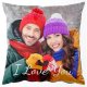 Easycosy Custom Pillow with Picture & Text, Two-Sides Velvet Customized Photo Pillowcase, 16"x16" Personalized Pillow Cover with Photo, Custom Mother's Day Love Gifts (Optional Pillow Insert)