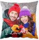 Easycosy Custom Pillow with Picture & Text, Two-Sides Velvet Customized Photo Pillowcase, 16"x16" Personalized Pillow Cover with Photo, Custom Mother's Day Love Gifts (Optional Pillow Insert)